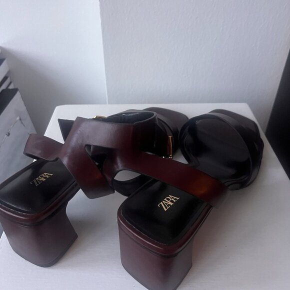 ZARA Strappy Heeled Sandals – Never worn - Picture 5 of 5
